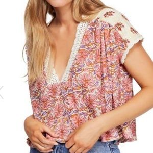 Free People Leilani Print Top